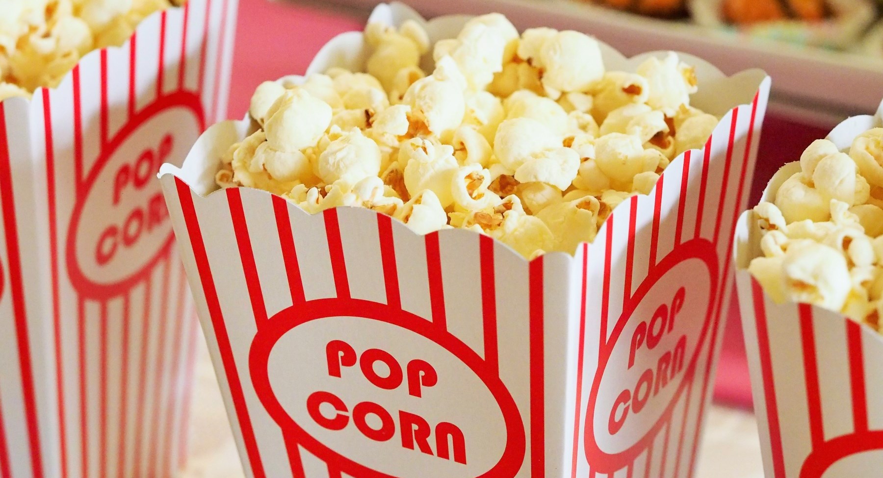 Close up of popcorn